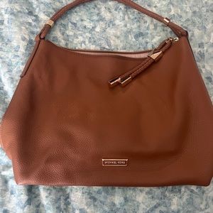 Michael Kors handbag pebbled leather luggage color